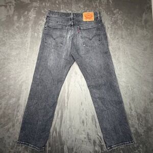 Levis 559 Relaxed Straight Jeans Mens 30x30 Faded Black Gray Denim 00559-0626